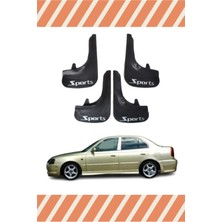 the mr east Hyundai Accent Milenyum Sports Yazılı 4'lü Tozluk Çamurluk Paçalık