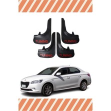 the mr east Peugeot 301 Tunıng Yazılı 4'lü Tozluk Çamurluk Paçalık