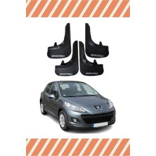 the mr east Peugeot 207 Racing Yazılı 4'lü Tozluk Çamurluk Paçalık