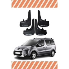 the mr east Peugeot Partner Racing Yazılı 4'lü Tozluk Çamurluk Paçalık