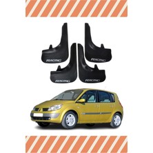 the mr east Renault Scenic Tüm Kasalar Racing Yazılı 4'lü Tozluk Çamurluk Paçalık