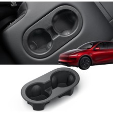 Ramm Tesla Juniper Arka Orta Konsol Silikon Bardak Tutucu Siyah