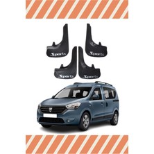 the mr east Dacia Dokker Tüm Kasalar Sports Yazılı 4'lü Tozluk Çamurluk Paçalık