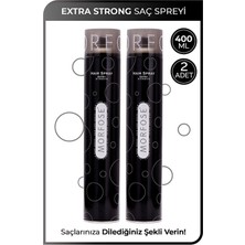 Morfose Extra Strong Saç Spreyi 400 ml 2 Adet