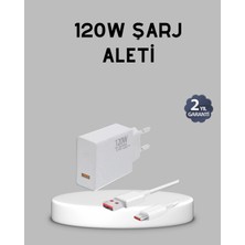 Sb Shopping 120W Süper Hızlı Şarj Adaptörü – Type-C Kablo Dahil, Yüksek Voltaj Korumalı