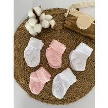 Glory Baby Organik Pamuklu Unisex 5'li Premium Yenidoğan Bebek Çorabı - Kutulu