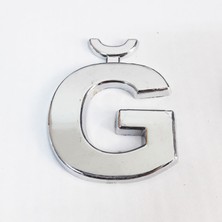 Sb Shopping Cemax Ğ Harfi 3,75 cm Krom Yapışkanlı