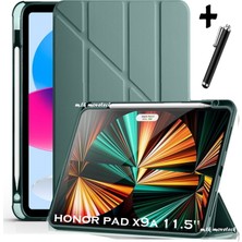 M.TK Moveteck Honor Pad X9A 11.5 Inç Kılıf Kalem Bölmeli Katlanabilir Standlı Koruyucu Yumuşak Tri Folding Kapak