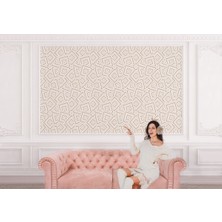 the mr east Pastel Renkli Geometrik Desenli Duvar KAĞIDI-5777