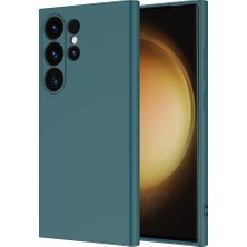 Maks Technology Galaxy S26 Ultra Kılıf Mkst Mara Lansman Kapak - Koyu Yeşil