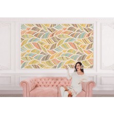 the mr east Iskandinav Tarzı Modern Renkli Yapraklar Duvar KAĞIDI-5703