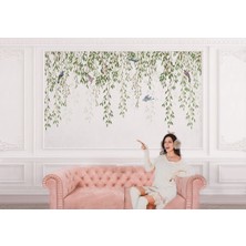 the mr east Sarmaşıktaki Kuşlar Desenli Duvar KAĞIDI-5613