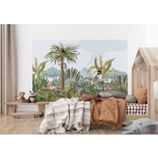 the mr east Tropikal Sarmaşık Desenli Duvar KAĞIDI-5627