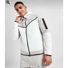 Nike Sportswear Windrunner Tech Fleece Full-Zip Hoodie Gri Erkek Sweatshirt DV0537-012