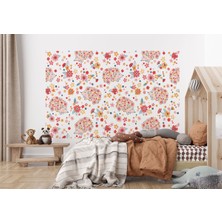 the mr east Sevimli Kirpi Desenli Duvar KAĞIDI-5720