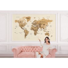 the mr east Dünya Haritası Duvar Kağıdı Detaylı Ülke ve Başkentli Ingilizce Dünya HARITASI-1696