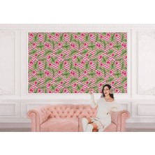 the mr east Tropikal Çiçekli Ağaç Yaprakları Duvar KAĞIDI-5572