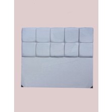 Bengi Ankara Mobilya Başlık Alc 15553 Burcu Model 120CM Baby Face Kumaş Modern Suni Deri Beyaz Renk