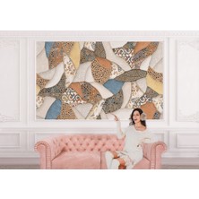 the mr east Kırık Mermer Parçaları Desenli Duvar KAĞIDI-5765