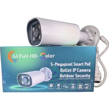 Apronx AX-BW165S 5mp 2.8mm Full Color Mikrofonlu Bullet Ip Metal Kasa Kamera