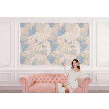 the mr east Pastel Renkli Yapraklar Duvar KAĞIDI-5641