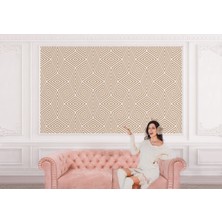 the mr east Pastel Renkli Geometrik Desenli Duvar KAĞIDI-5789