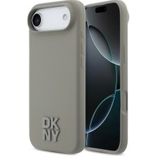 DKNY Apple iPhone 17 Air Uyumlu Kılıf Orjinal Lisanslı M-safe Şarj Özellikli Metal Logolu Silikon Kapak