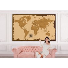 the mr east Vintage Dünya Haritası Duvar KAĞIDI-3958