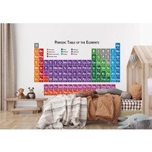 the mr east Periyodik Tablo Cetvel Duvar Kağıdı Cocuk Odaları Okullar Eğitim KURUMLARI-5501