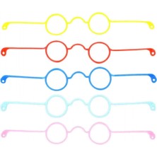 MiraLive Amigurumi Gözlük 5 Adet Renkli