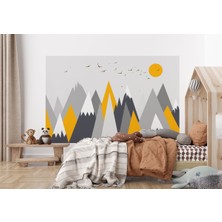 the mr east Çocuk Odası Dağ Manzarası Duvar KAĞIDI-5513