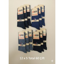 Erkek Coton Mevsimlik Çorap Toptan 60 Çift