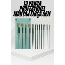 MiraLive 13 Parça Taşınabilir Kılıflı Profesyonel Makyaj Fırça Seti Pudra Allık Fondöten Fırçası