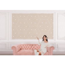 the mr east Geometrik Desenli Duvar KAĞIDI-5776