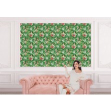 the mr east Çiçek ve Yaprak Desenli Tarzı Duvar KAĞIDI-5576