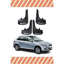 the mr east Mitsubishi Asx Sports Yazılı 4'lü Tozluk Çamurluk Paçalık