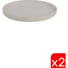 Tabak Evi Porselen Stolt Dik Yanaklı Kayık Tabak 26X13X2CM 2 Li