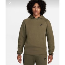 Nike Sportswear Tech Fleece Kapüşonlu Yeşil Erkek Sweatshirt FB8016-222