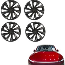 Ramm Tesla Juniper Elara Jant Kapağı Seti 19 Inç Mat Siyah