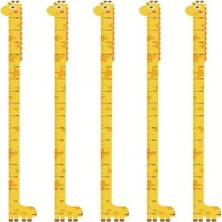 TeknoKesgin KESGİN MARKET®Sevimli Sarı Zürafa Boy Ölçüsü Sticker