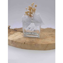 Demet Art Studio 10 Adet 50 Ml.cam Şişede Inci ve Sim Süslemeli Söz Nişan Düğün Hediyeliği