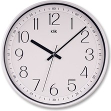 Klik Slim Beyaz2 Duvar Saati