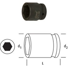 Osaka LN34I2-9/16 Inch Lokma 3/4" 2-9/16