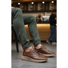 Fosco 3146 Hakiki Deri Taba Erkek Günlük Ayakkabı