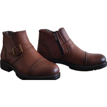 Erkek Bot – Içi Full Kürk, Fermuarlı & Tokalı, Sıcak Tutan Kışlık Erkek Ayakkabı