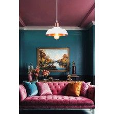 Duru Homelight Tekli Beyaz/bakır Sarkıt Avize