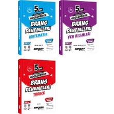 Ankara Yayınları Ankara 2025 5. Sınıf Matematik + Türkçe + Fen Bilimleri Güçlendiren Branş Denemeleri Seti 3 Kitap