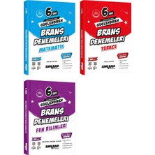 Ankara Yayınları Ankara 2025 6. Sınıf Matematik + Türkçe + Fen Bilimleri Güçlendiren Branş Denemeleri Seti 3 Kitap