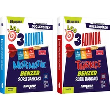 Ankara Yayınları Ankara 2025 8. Sınıf Matematik + Türkçe Güçlendiren 3 Adımda Benzer Soru Seti 2 Kitap