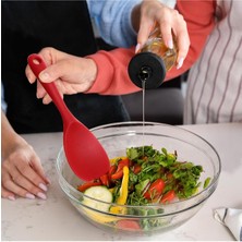 Doori 1 Adet Yanmaz Yapışmaz Sert Uçlu Silikon Pilav Pişirme Kaşığı Patates Püresi Kaşığı Servis Kaşığı